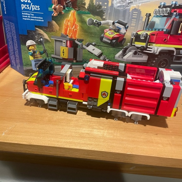 Lego Red and Gray Building Set Fire Rescue - Picture 4 of 4